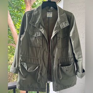 Old Navy Green Cargo Jacket Size M